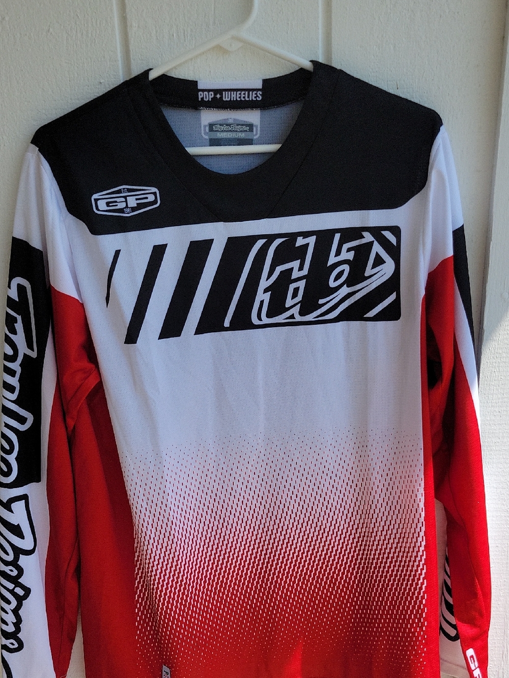 Troy Lee Designs Men’s Red, White & Black MX Jersey